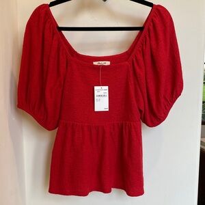 NWT Madewell Red Blouse
